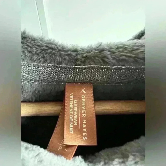 Denver Hayes Sleepwear Womens Grey  Pullover Hoodie Blanket Loungewear Small - Picture 2 of 5